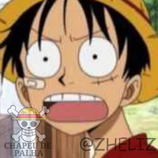 Sticker ?Luffy? | By » @ChapeuDePalha - 2