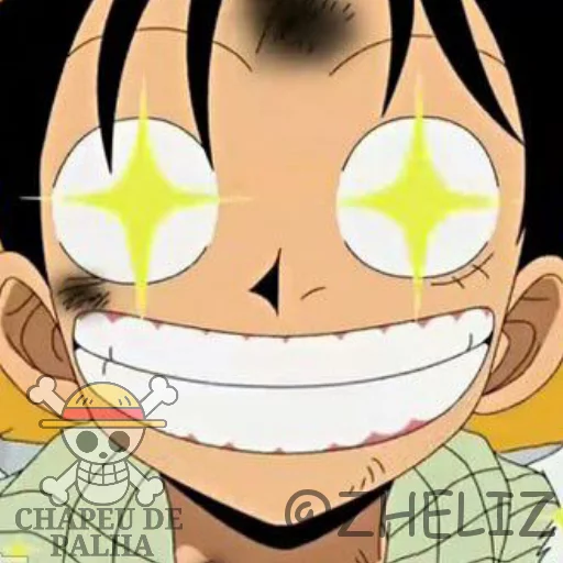 Sticker ?Luffy? | By » @ChapeuDePalha - 0