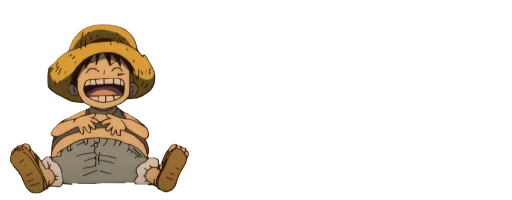 Sticker Luffy_mini - 1