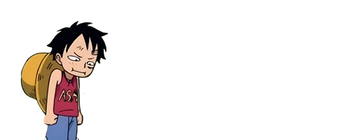 Sticker Luffy_mini - 1