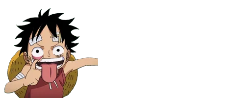 Sticker Luffy_mini - 1