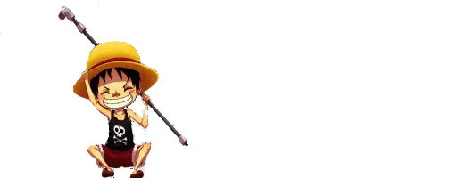 Sticker Luffy_mini - 1