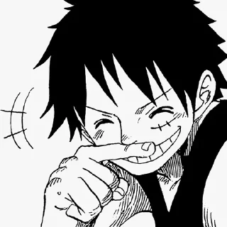 Стикер Luffy @anime_sticks - 0