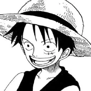 Стикер Luffy @anime_sticks - 3
