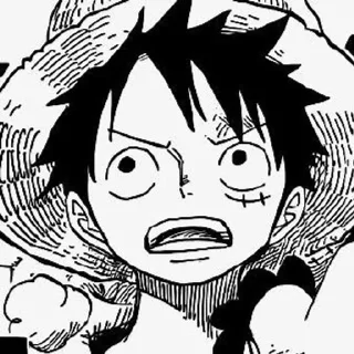 Стикер Luffy @anime_sticks - 2