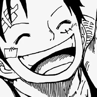 Sticker Luffy @anime_sticks - 10