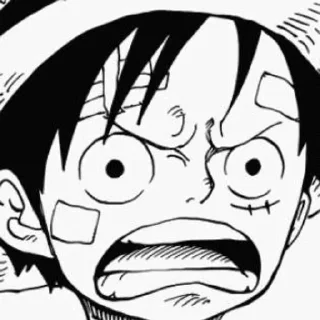 Sticker Luffy @anime_sticks - 4
