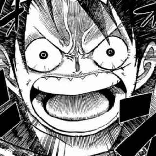 Sticker Luffy @anime_sticks - 9