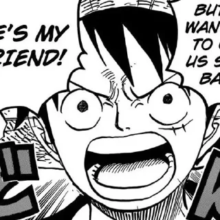 Sticker Luffy @anime_sticks - 0