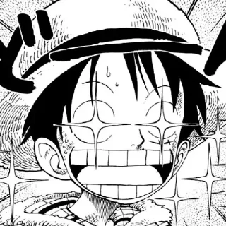 Sticker Luffy @anime_sticks - 7