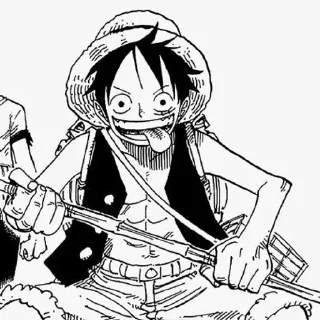 Sticker Luffy @anime_sticks - 8