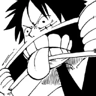 Sticker Luffy @anime_sticks - 11