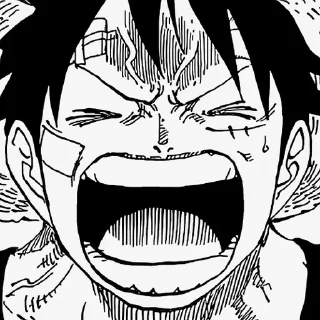 Sticker Luffy @anime_sticks - 5
