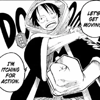 Sticker Luffy @anime_sticks - 3