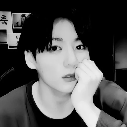 person human face black and white