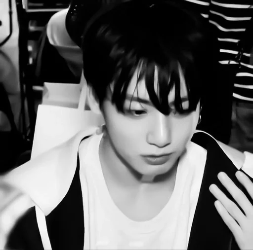 person human face black and white