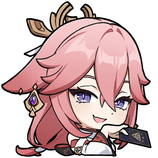 Sticker LukisanPaimon24 - 1