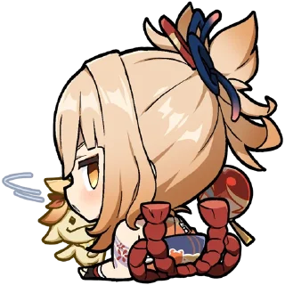 Sticker Lukisan Paimon 24 | @genshinimpact_id_off - 10