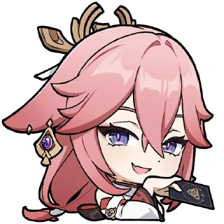 Sticker Lukisan Paimon 24 | @genshinimpact_id_off - 6