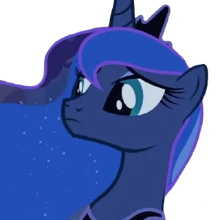 Sticker Luna | @MyLittlePony_bots - 1