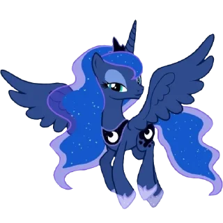 Sticker Luna | @MyLittlePony_bots - 2