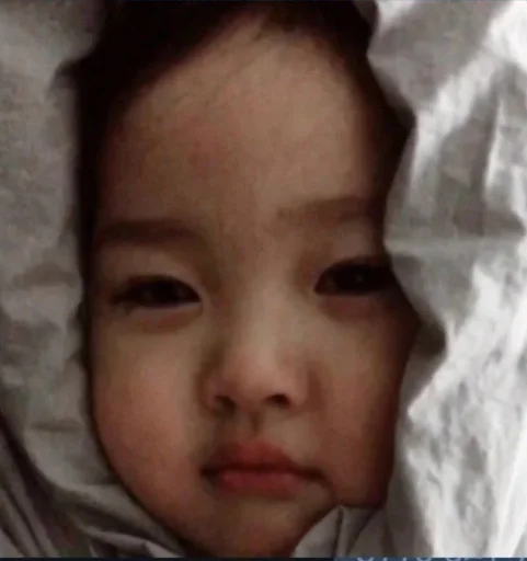 human face baby person