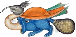 Sticker Luttrell Psalter - 9