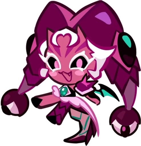 Lychee dragon cookie :: @fStikBot - пурпурный