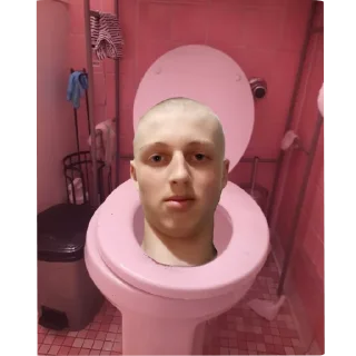 Стикер Лысый - 1