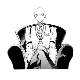 Sticker Лысый бсд - 11