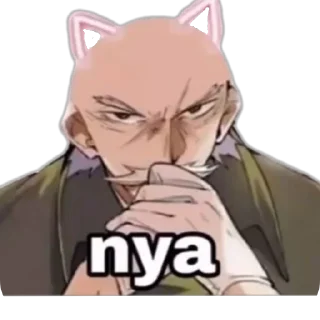 Sticker Лысый бсд - 2