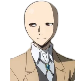 Sticker Лысый бсд - 7