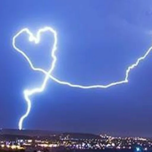 молния небо гром