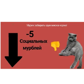 Sticker Любимый Кот Мурик - 10