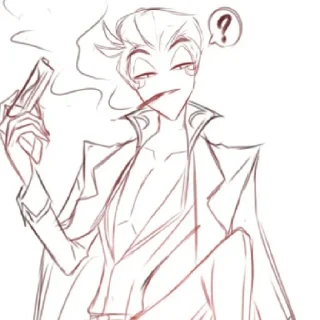 Стикер Люцифер Морнингстар - 10