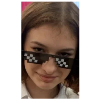 Sticker люди-хуй на блюде - 2