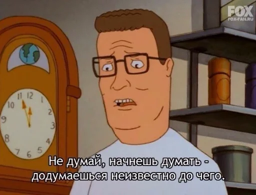 clock cartoon human face