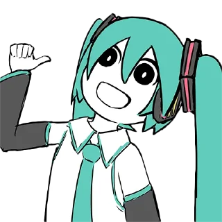 Sticker Hatsune Miku by @Heiliger_Arts - 3