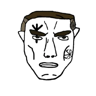 Стикер Б8сяцькі смайлики | @M8N8LITH - 1