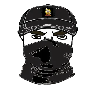 Стикер Б8сяцькі смайлики | @M8N8LITH - 4