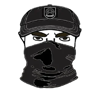 Стикер Б8сяцькі смайлики | @M8N8LITH - 6