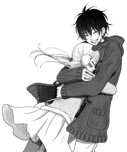 эскиз аниме иллюстрация