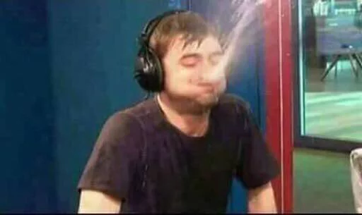 person headphones human face