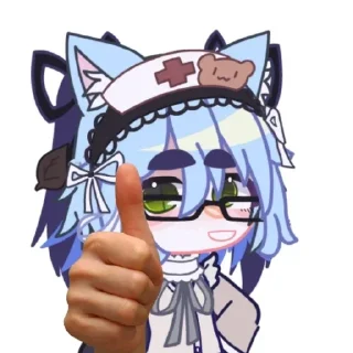 Sticker Мэлонимоджи ^•w•^ - 3