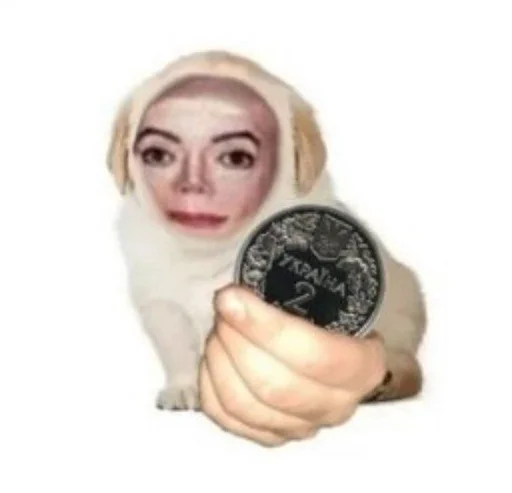 finger human face coin