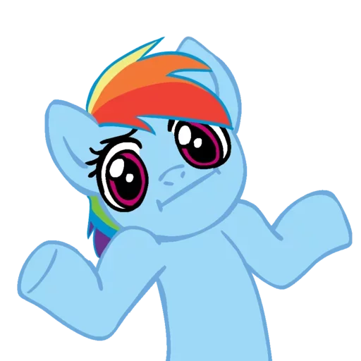 MLP - Rainbow Dash - clipart