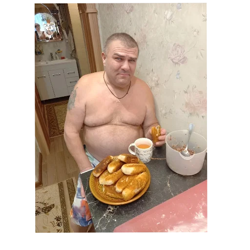 person snack baked goods