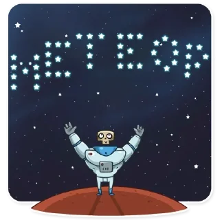 Стикер Meteor - 6