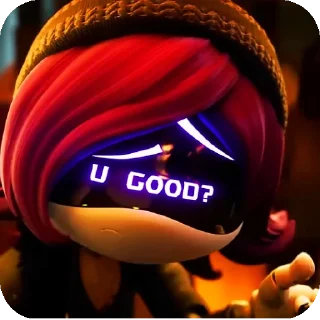 Стикер MURDER DRONES UZI - 10