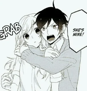 Стикер HORIMIYA -@MY_MANGASTICKERS - 3